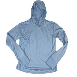 Athleta Girl‎ Uptempo Blue Hooded Top NWOT XL 14